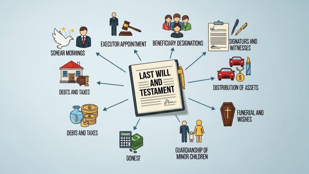 What to Include in a Will and Testament
