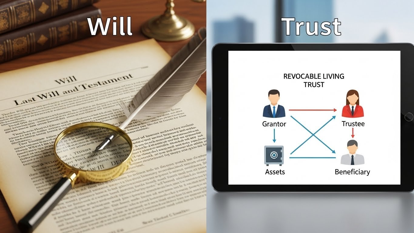 What Is the Difference Between a Will and a Trust?