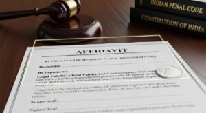 Legal Validity of Affidavit in Court India