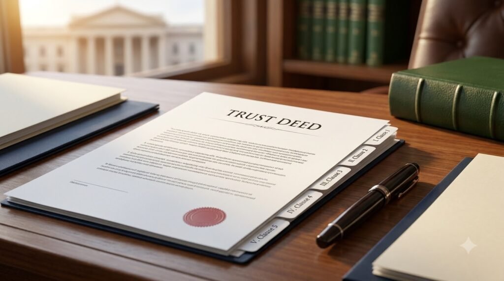 trust deed drafting
