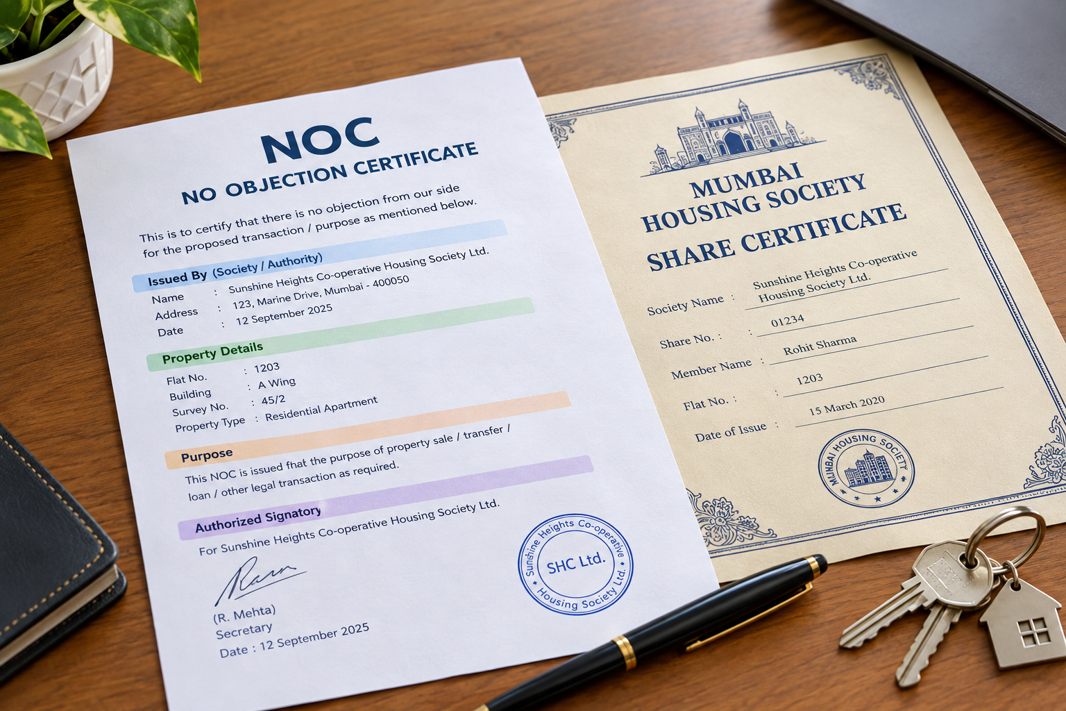 NOC Document Drafting in Mumbai